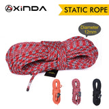 XINDA Camping Rock Climbing Rope 12mm Static Rope diameter  High Strength Lanyard Safety Climbing Equipment Survival