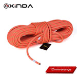 XINDA Camping Rock Climbing Rope 12mm Static Rope diameter  High Strength Lanyard Safety Climbing Equipment Survival