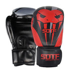 SOTF Adults MMA Venomous snake black red Boxing gloves Tiger Muay Thai mma gloves muay thai boxing fight glove Sanda pads box