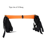 3 4 6 7M 6-14 Rung Football Training Speed Agility Ladder Black Straps Training Ladder Step Soccer Accessories PP material Strap