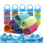 Dropship Quickly Instant Icing Cooling Towel Microfiber Enduring Fast Dry Frozen Sport Towel Bathroom Towels for Workout Fitness