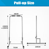 Fitness Adjustable Horizontal Bar, Push Up Stand Pull-up Pole, Multi-Functional Equipment Home Portable Simple Horizontal Bars