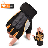 1 Pairs Elastic Gym Gloves Heavyweight Sports Exercise Weight Lifting Gloves Body Building Training Fitness Gloves for Men Women