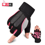 1 Pairs Elastic Gym Gloves Heavyweight Sports Exercise Weight Lifting Gloves Body Building Training Fitness Gloves for Men Women