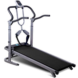 New Home Mechanical Treadmill with Safety Belt Foldable Mini Mute Treadmill Shock Absorption/Handrail Lifting Adjustment