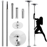 Professional Golden 360 Stripper Pole Dance Spin Pole Removable Home Fitness Exercise Training Pole 45mm X POLE Kit Freeshipping