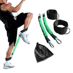 Resistance Bands Crossfit Running Tubes Leg Jump Muscle Training Football Basketball Bounce Exercise Speed Agility Pull Rope