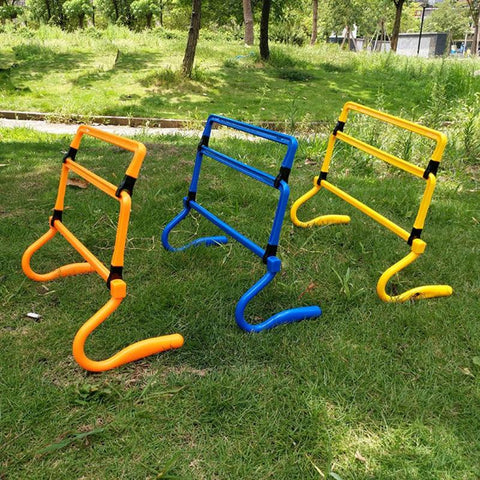 New Hurdle Foldable Removable Football Barrier Frame Soccer Assembled Adjustment Height Barrier For Training Sensitive Speed