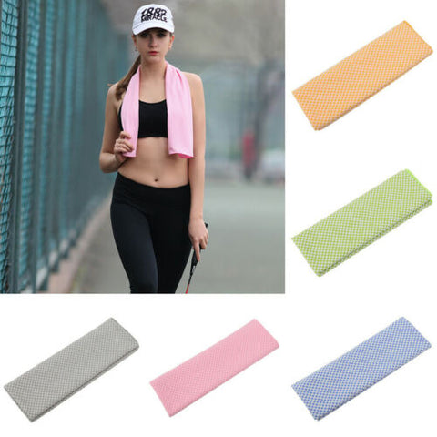 Bamboo Cooling Towel  Instant Ice Towel  Stay Cool Fresh And Active for Hours