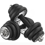 Adjustable Dumbbell Boxed Fitness Equipment Home Dumbbells for Fitness Dumbbell Weights Dual Purpose Dumbbell Barbell