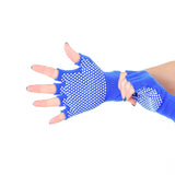 WorthWhile  Yoga Sports Gloves for Women Men Gym Fitness Non Slip Training Workout Bodybuilding Half Finger Hand Protector