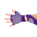 WorthWhile  Yoga Sports Gloves for Women Men Gym Fitness Non Slip Training Workout Bodybuilding Half Finger Hand Protector