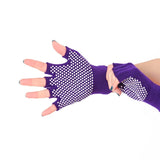 WorthWhile  Yoga Sports Gloves for Women Men Gym Fitness Non Slip Training Workout Bodybuilding Half Finger Hand Protector