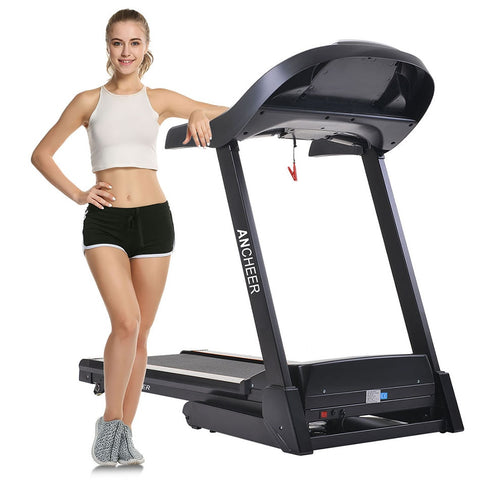 2.25HP Indoor Mute Folding Electric Treadmill Run Training Fitness Machine Home Fitness Training Equipment