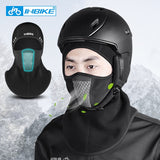 Thermal Winter Face Mask Warm Fleece Ski Headwear Sport Training Half Face Mask Neck Warmer Snowboard Mask Cycling MTB Bike Hat