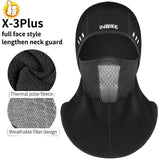 Thermal Winter Face Mask Warm Fleece Ski Headwear Sport Training Half Face Mask Neck Warmer Snowboard Mask Cycling MTB Bike Hat