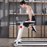 Factory Electric Treadmill Heart Rate Monitoring Exercise Walking Machine Running Training Fitness Equipment Folding Home Sports