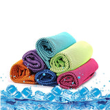 Outdoor Cooling Ice Sport Towel Enduring Instant Chilly Towel Quick-Dry Microfiber Facial Washcloth for Fitness Gym Yoga Travel