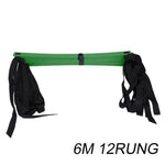 Hot 4/6/7/9/12/14 Rung Nylon Straps Agility Training Ladders Soccer Football Speed Ladder Training Stairs Fitness Equipment