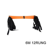 Hot 4/6/7/9/12/14 Rung Nylon Straps Agility Training Ladders Soccer Football Speed Ladder Training Stairs Fitness Equipment