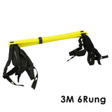 Hot 4/6/7/9/12/14 Rung Nylon Straps Agility Training Ladders Soccer Football Speed Ladder Training Stairs Fitness Equipment