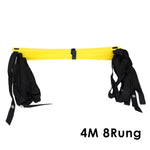 Hot 4/6/7/9/12/14 Rung Nylon Straps Agility Training Ladders Soccer Football Speed Ladder Training Stairs Fitness Equipment