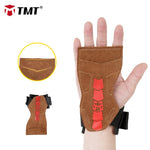 TMT Weight Lifting Palm Protector Wrist Wraps Support Hand Grips Gym Crossfit Training Gloves Pull Up Wristbands Fitness Barbell