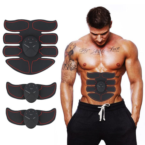 EMS Abdominal Muscle Stimulator trainer Smart Fitness Electronic Muscle Exerciser Machine Body Slimming Shaper Fat Burning