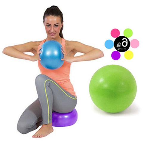 25CM Yoga Ball Exercise Gymnastic Fitness Pilates Ball Balance Exercise Gym Fitness Yoga Core Ball Indoor Training Yoga Ball