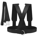 Fitness Speed Training Vest Universal Adjustable Shoulder Strap Black Band Rope Cord Kit Trainer For Running Resistance Practice