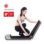 Folding Walking Pad Ultra Thin Smart Electric Walking Machine Treadmill 0.5 - 6km/h Manual Automatic Modes Lightweight Strong