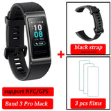 Original Huawei Band 3 pro Smart Bracelet band 3 GPS Waterproof Color touch screen Heart Rate Sleep Snap Smart Wristband