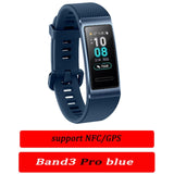 Original Huawei Band 3 pro Smart Bracelet band 3 GPS Waterproof Color touch screen Heart Rate Sleep Snap Smart Wristband