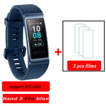 Original Huawei Band 3 pro Smart Bracelet band 3 GPS Waterproof Color touch screen Heart Rate Sleep Snap Smart Wristband