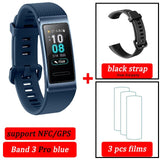 Original Huawei Band 3 pro Smart Bracelet band 3 GPS Waterproof Color touch screen Heart Rate Sleep Snap Smart Wristband