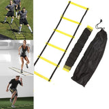 Football Speed Ladders 5/7/9/12 Rung Nylon Straps Training Agility Speed Ladder For Soccer Fitness Equipment New