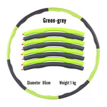 Fitness Sport Hoop Removable Foam Hoop Adult gymnastic Hoop Gym Body building Thin waist Fitness Circle Crossfit Equipment