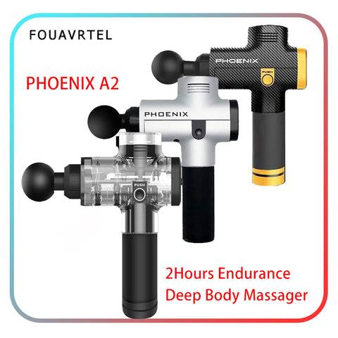 Phoenix A2 Electric Massage Gun Deep Muscle Massage Relaxation Machine Professional Body Relaxing Device Therapy Body Massager