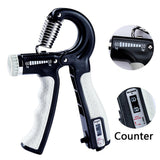 R-Shape Adjustable Countable Hand Grip Strength Exercise Strengthener Gripper Spring Finger Pinch Carpal Expander