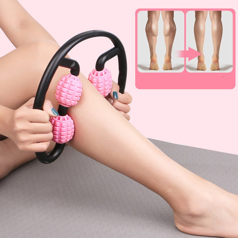 Leg Roller Massager Exerise Gym Home Fitness Workout Equipment Body Multi-Functional Pressure Point Portable Muscle Relaxer