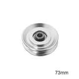 1 Piece Universal Aluminum 73mm/88mm/95mm/110mm/114mm Diameter Pulley Wheel Lift Heavy Load Fitness Gym Equipment