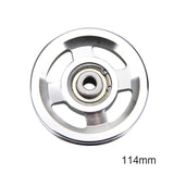 1 Piece Universal Aluminum 73mm/88mm/95mm/110mm/114mm Diameter Pulley Wheel Lift Heavy Load Fitness Gym Equipment