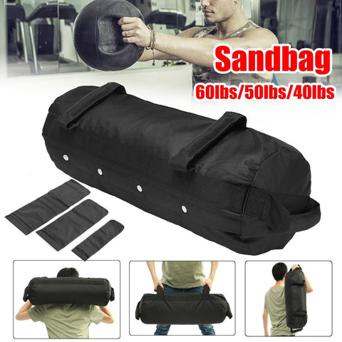 4 Pcs/Set Weightlifting Sandbag Heavy  Sand Bags Sand Bag MMA Boxing  Military Power Training Body Fitness Equipment