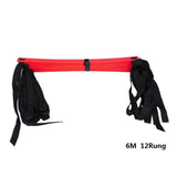 Hot 4/6/7/9/12/14 Rung Nylon Straps Agility Training Ladders Soccer Football Speed Ladder Training Stairs Fitness Equipment