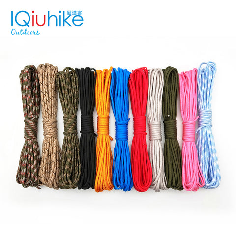 5M 10M 20M 31M Paracord 550 Paracord Parachute Cord Lanyard Rope Mil Spec Type III 7 Strand Climbing Camping Survival Paracord