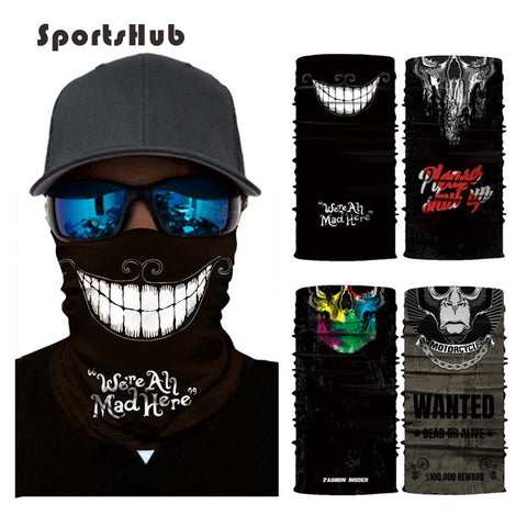 SPORTSHUB 3D Printing Ski Cycling Snowboard Scarf Neck Warmer Training Face Mask Balaclava Bandana Bike Half Face Mask NR0137