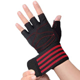 Men and Women Gym Gloves Breathable Workout Gloves with Wrist Support Anti-Slip Fitness Gloves for Weight Lifting Cross Training