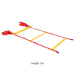 Hot 4/6/7/9/12/14 Rung Nylon Straps Agility Training Ladders Soccer Football Speed Ladder Training Stairs Fitness Equipment