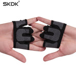 SKDK Anti-skid Gym Gloves Breathable Half-Finger Fitness Gloves Crossfit Workout Dumbbell Training Sports Gloves Exercise Gloves