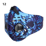 Cycling hlaf Face Mask Men/Women Activated Carbon ski Dust-proof  Anti-Pollution Bicycle Bike Outdoor Training mask face shield